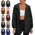 thumbnail image 1 of Outdoor Sport Jacket for Women Waterproof Hooded Active Rain Windbreaker, 1 of 8