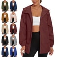 thumbnail image 1 of Outdoor Sport Jacket for Women Waterproof Hooded Active Rain Windbreaker, 1 of 8