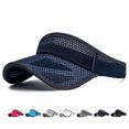 thumbnail image 1 of Outdoor Sport Wide Brim Cap UV Protection Breathable Adjustable Baseball Headwear for Beach Golf Running Tennis Sun Hats,Navy, 1 of 5