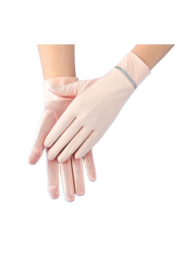 Outdoor Sporting Activities Gloves for Shell for Button for Touch Screen UV Sunscreen Mittens