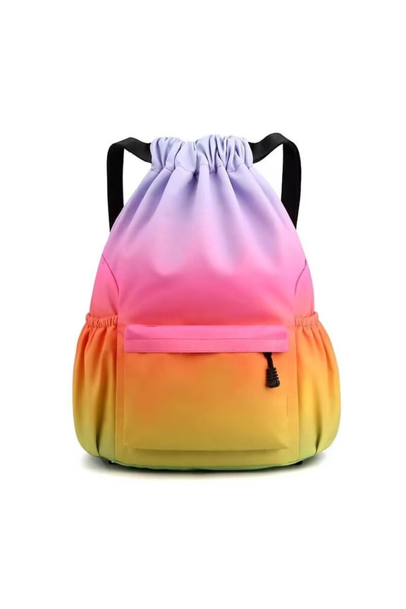 Outdoor Sports Ball Backpack Drawstring Bag Waterproof Camping Bundle Pocket Bag