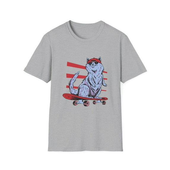 Outdoor Sports Cat Lover Skateboard Fan Novelty Apparel