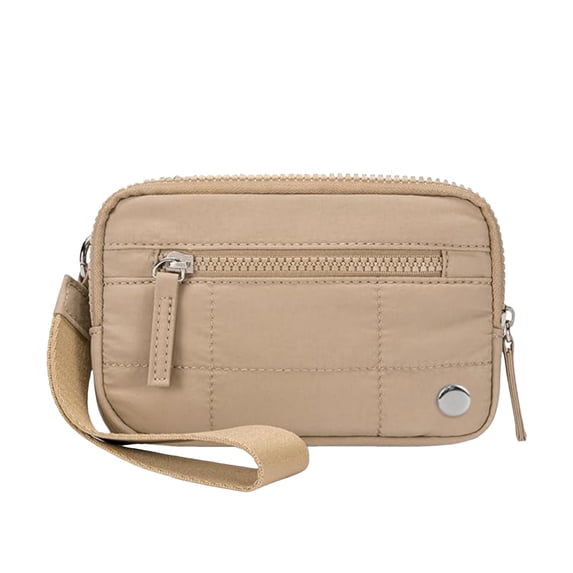 Outdoor Sports Convenience Bag The Wallet 2nd Gen Nylon Quilted Zipper Purse With ID Window Wristlet For Women Travel Gym