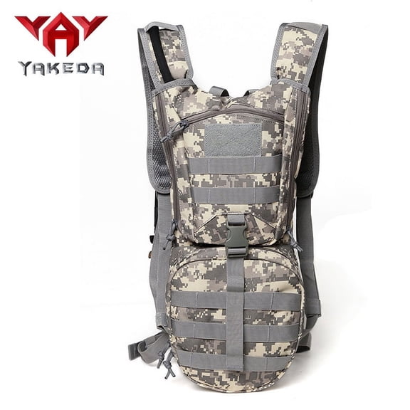 Outdoor Sports Cycling Tactical Water Bag Backpack Camouflage Mountaineering,ACU camouflage