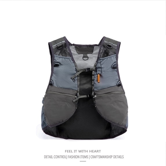 Outdoor Sports Fishing Vest Men's Vest Backpack,M