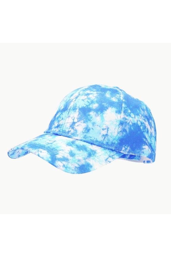 Other Outdoor Sports Gear Unisex Summer Sun Shield Cap for Men and Women 3D Printed Tie Dye Adjustable Snapback Hat Lightweight Foldable Headwear Breathable Sun