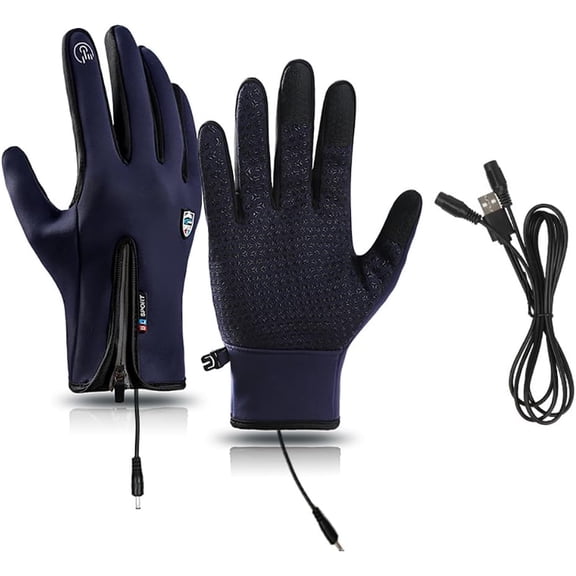 Outdoor Sports Gloves Short Plus Velvet Windproof Waterproof, 2025 Winter Thermal Gloves Touchscreen for Cold Weather