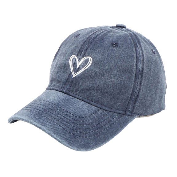 Outdoor Sports Hat Mountain Camping Baseball Hat with Embroidery Heart
