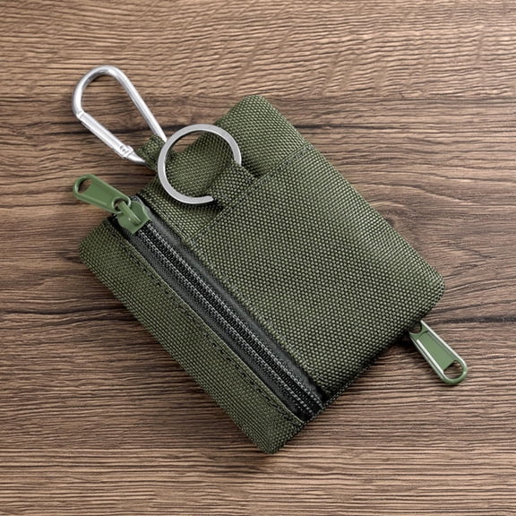 Outdoor Sports Men's Coin Purse Tactical Pouch Mini Wallet Card Key Holder Pouch Waist Pack Hiking Hunting Bags Mobile Canvas Bag