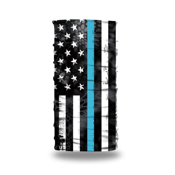 Outdoor Sports Neck Gaiter For Men & Women – 3D Digital Print USA Flag Sun Face For Cycling Fishing & Hiking