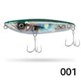 thumbnail image 1 of Outdoor Sports New Walk The Dog Pike Lure Pesca VMC Treble Hook Bass Fishing Lure Topwater Lure Pencil Lure Minnow Swimbait 70MM  6.5G 001, 1 of 8