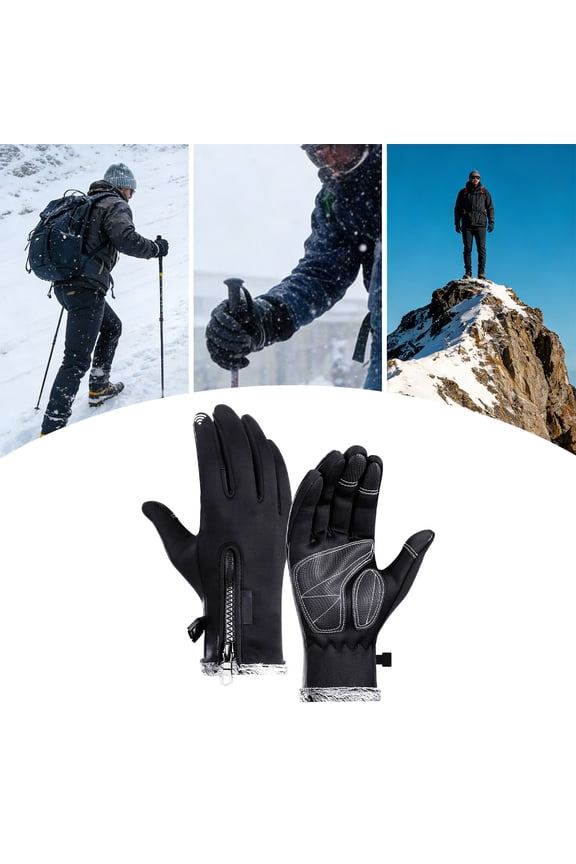Outdoor Sports Thermal Gear for Autumn Winter Windproof Cold Weather Riding and Skiing with Velvet Comfort