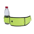thumbnail image 1 of Outdoor Sports Waist Bag with Water Bottle Strap Reflective Running Belt Pouch for Hiking Cycling, Green, 1 of 5