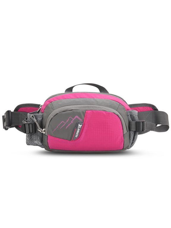 Outdoor Sports Waist Pack with Water Bottle Holder for Cycling Running Walking Hiking Marathon Fanny Pack Hydration Belt for Men and Women