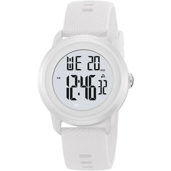 Outdoor Sports Watch Women Men Minimalist Easy-to-Read LED Digital Watch Multi-Functions Alarm Clock Stopwatch 5Bar Waterproof Watch