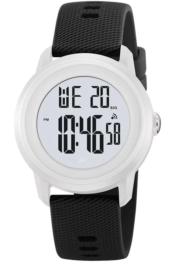 Outdoor Sports Watch Women Men Minimalist Easy-to-Read LED Digital Watch Multi-Functions Alarm Clock Stopwatch 5Bar Waterproof Watch