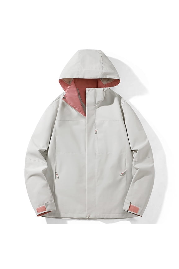 Outdoor Spring And Autumn Windproof Breathable Sports Mountaineering Jacket Coats plus plus Size Coat 4x Aline Wool Coat Dark Coats Winter Coats Women plus Heavy Jackets for Women 3 Season Trench Coat