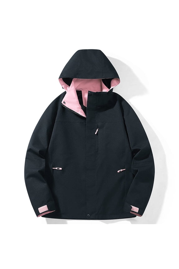 Outdoor Spring And Autumn Windproof Breathable Sports Mountaineering Jacket Coats plus plus Size Coat 4x Aline Wool Coat Dark Coats Winter Coats Women plus Heavy Jackets for Women 3 Season Trench Coat