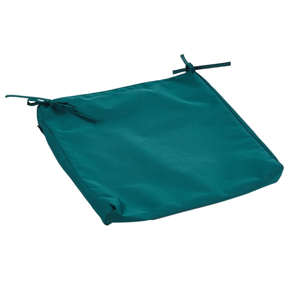 Outdoor Square Cover for Outdoor Seating Polyester Seat Pad Protector for Garden Patio Furniture Color Options No Core Included,48x48cm,Dark green
