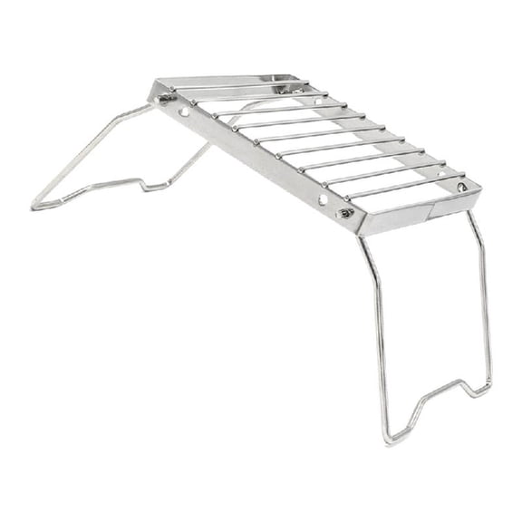 Outdoor Stainless Steels Stove Holder BBQ Stove Stand Light Weight Grills Rack Baking Tray Holder Folding Cooking Rack