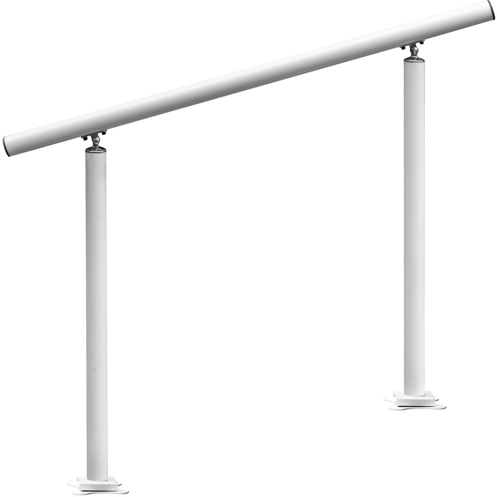 Outdoor Stair Railing Kit, 4 FT Handrails 1-4 Steps, Adjustable Angle ...