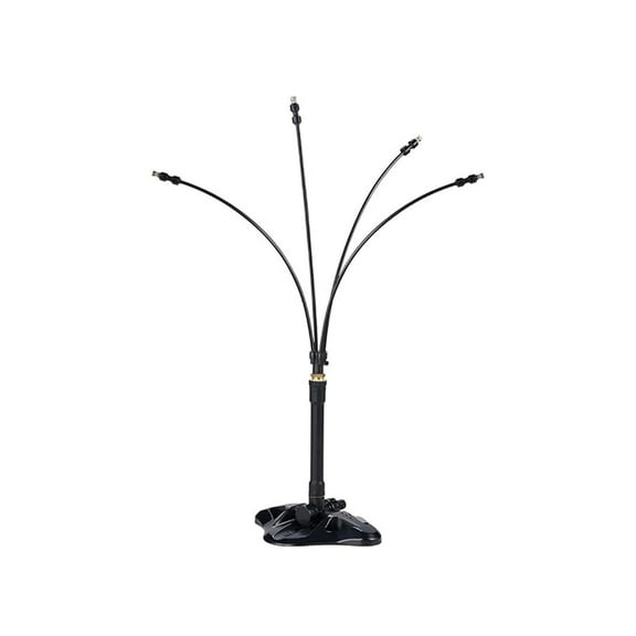 Outdoor Standing Sprayer - Height Adjustable, Easy To Use With Flexible Spray Arms, For Patio Backyard Garden Lawn Poolside