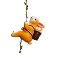 thumbnail image 1 of Outdoor Statues Garden Rabbit Sculpture 16x14cm Novelty Rabbit Ornament Climbing Rabbit Figurine for Balcony Landscaping Backyard Flower Bed, 1 of 9