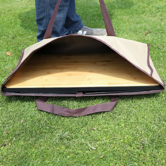 Outdoor Storage Bag, Organizer Tote, Thickened Canvas Material, Easy Folding Design, for Picnics, Camping, and Beach Trips, by FAJHHA