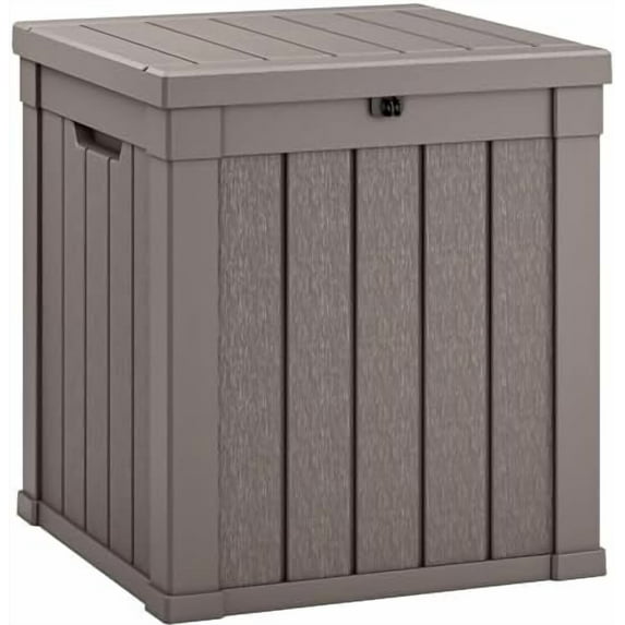Outdoor Storage Box 40 Gallon,Package Delivery Box for Outside, Parcel Drop deck boxes waterproof, Lockable Lid Porch Storage Bin For Package Delivery,Patio,House, Curbside,Grey