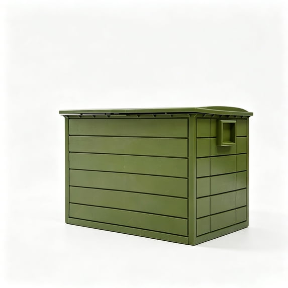 Outdoor Storage Box Waterproof Clearance, Deck Box With Handles For Pool Accessories, Garden Tools, Camping Gear, Holiday Gift, Easy To Assemble, Box, Cabinet, Rack For Outdoor Storage