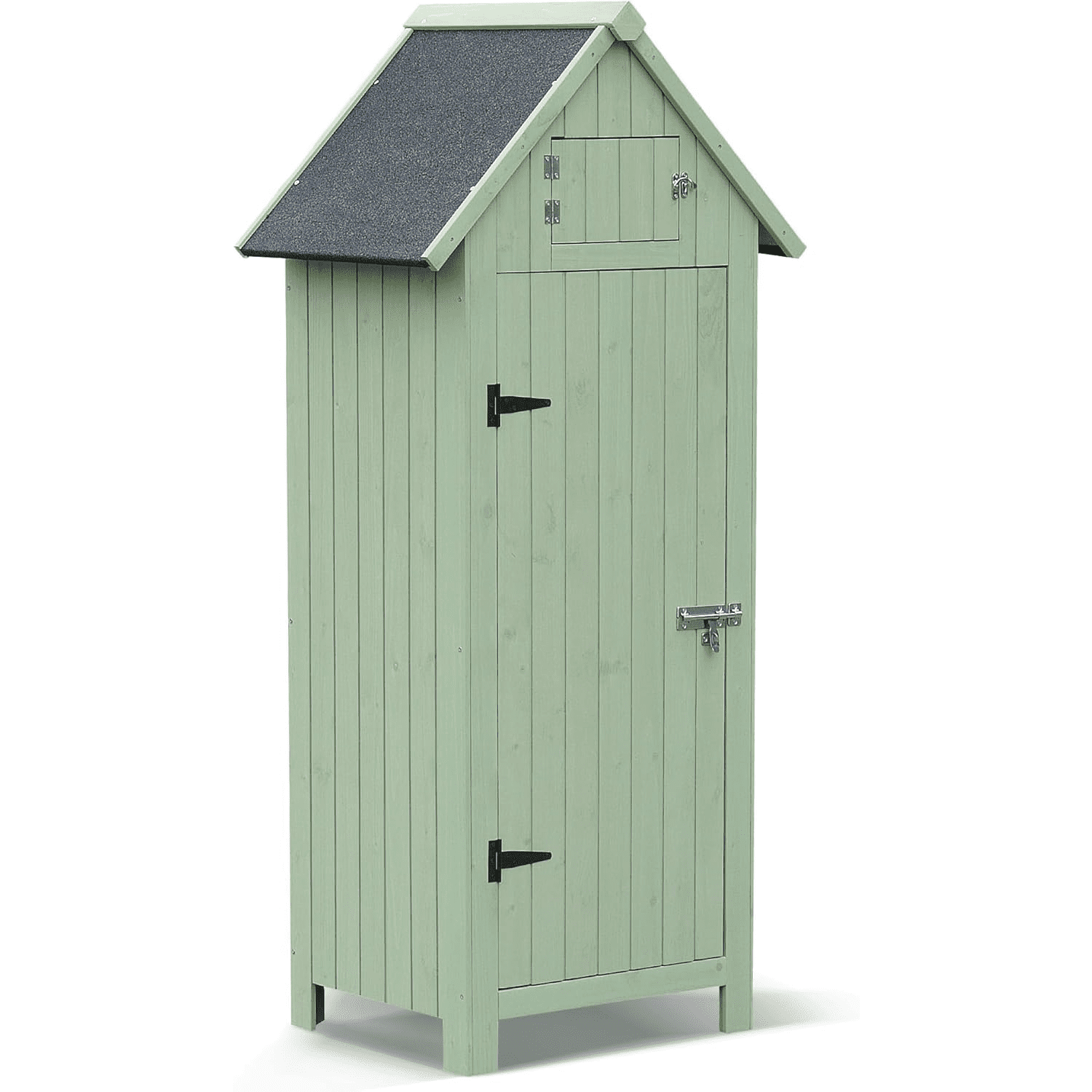 Outside Paper Storage Outdoor Storage Cabinet,Garden Wood Tool Shed with Shelves and Lockable ...