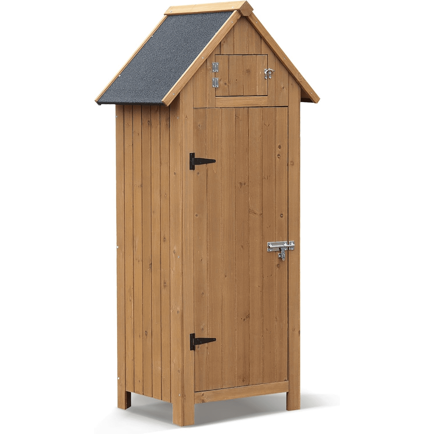 Outside Paper Storage Outdoor Storage Cabinet,Garden Wood Tool Shed with Shelves and Lockable ...