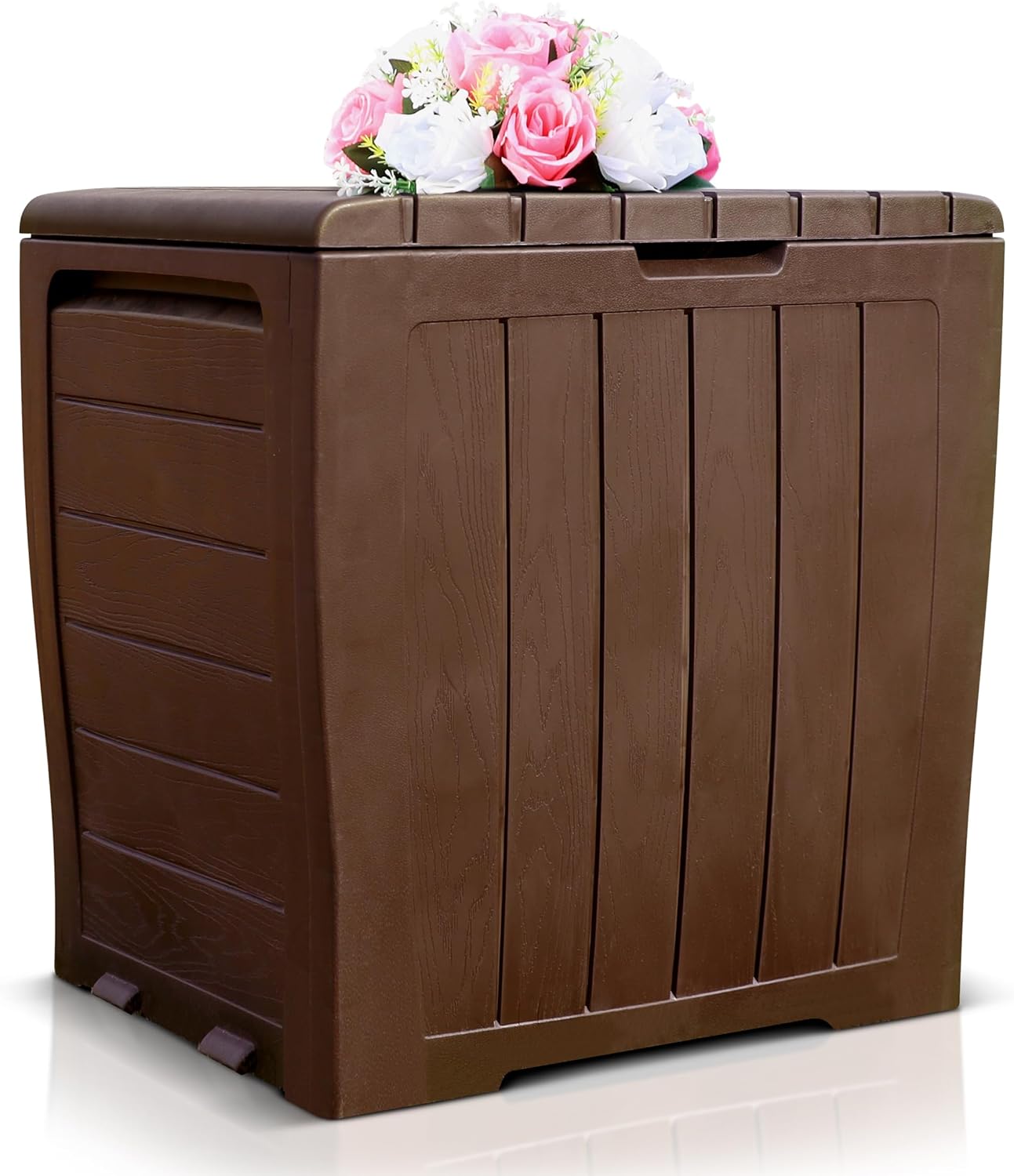 Outdoor Storage Container30 Gallon Resin Deck Box For Patio Furniture