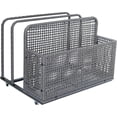 thumbnail image 1 of Outdoor Storage, Double Layer Poolside Float Storage, Patio Poolside Float Storage Basket,PE Rattan Outdoor Pool Caddy with Rolling Wheels for Floaties,Beach-Sturdy,Hollow Grey…, 1 of 8