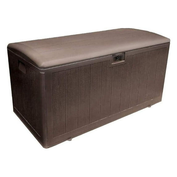 Outdoor Storage , Standard Closure, 105 Gallon, Java