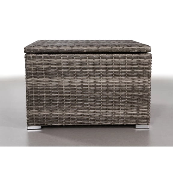 Outdoor Storage Table - 33" Deep, Rust-, Stain , Ideal For Garden With Space Depth, Grey Mix, Rustproof,