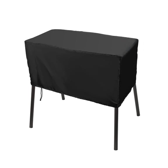 Outdoor Stove Cover Heavy Duty Waterproof Dustproof Adjustable Bottom Straps Outdoor Use