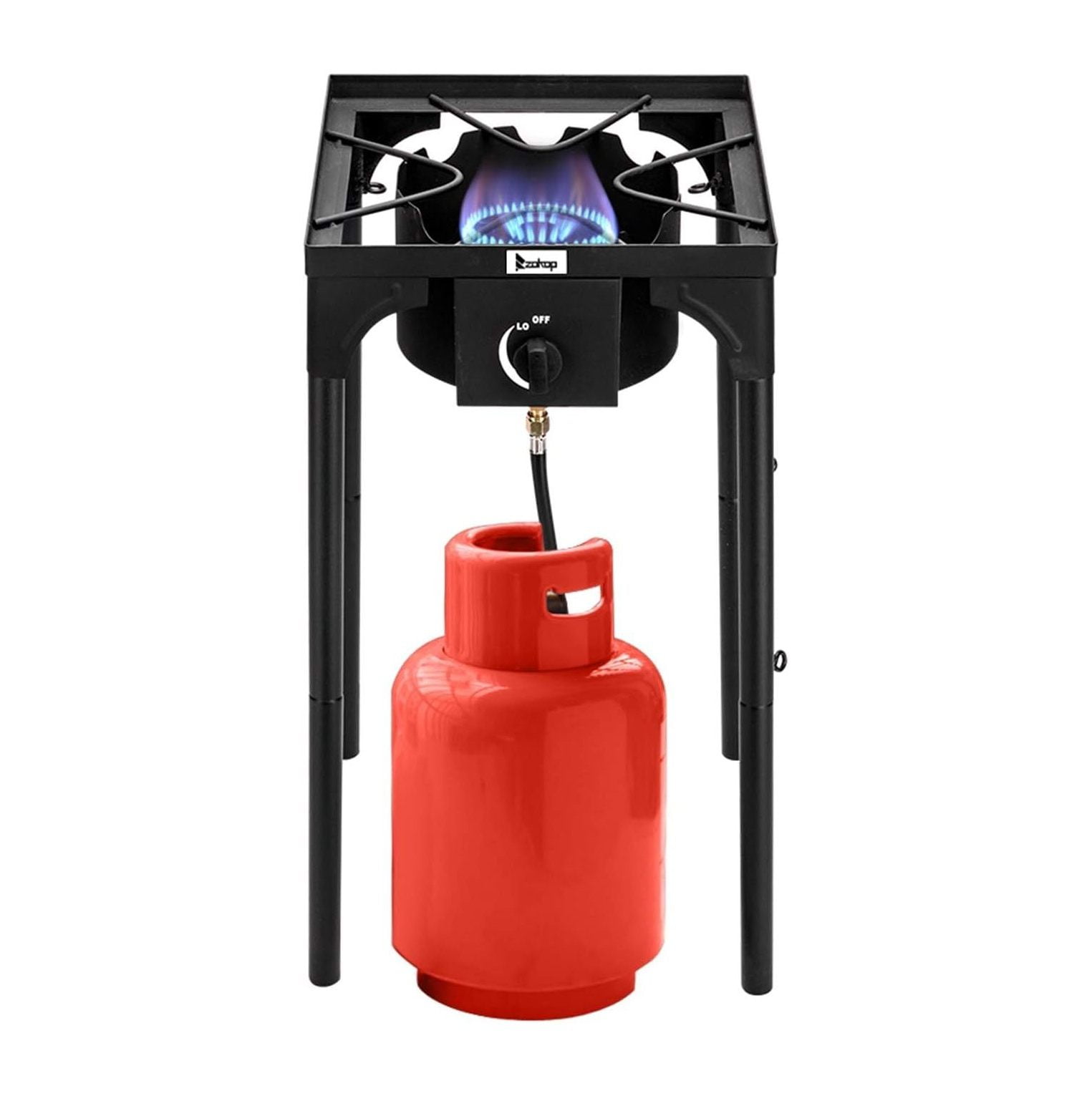 Outdoor Stove High Pressure Propane Burner Portable Gas Cooker Height