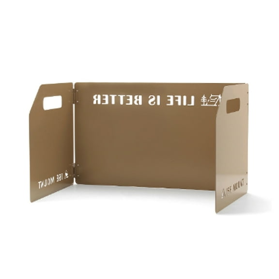 Outdoor Stove Windscreen Folding Windscreen Camping Grills Wind Panels with Carrying Bag Stove Wind Screen