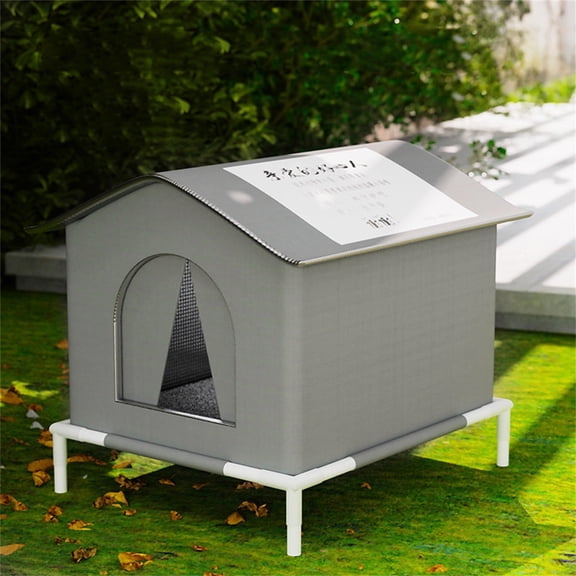 Outdoor Strays Cats Nest,Cat House for Outside, Coldproof and Insulated Designs for Strays Cats, All Season, Large Capacity and Warm for Garden,Waterproof Stray Cat Shelter,House for Outside Dogs