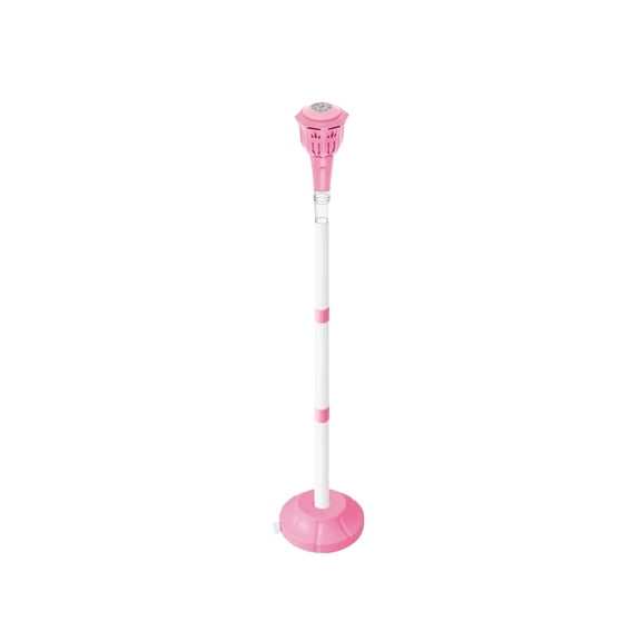 Outdoor Street Lamp Bubble Blowing Machine, USB Rechargeable Automatic Bubble Maker for Camping Party Wedding Decorations with 30ml Bubble Solution (Pink)