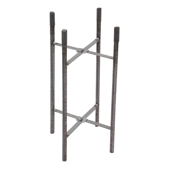 Outdoor Street Light Pole Courtyard Parking Lot Lighting Lamp Post W/ Ground Cage for Urban Roads, Parks