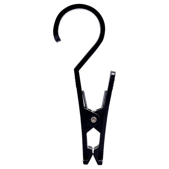 Outdoor String Light Clips, 4.33" X 0.59" Christmas Light Clips Hanging Hooks, Metal Camper Awning String Party Light Hook, Multi-Purpose Clothes Pegs Hook for Socks Towel Travel Camping Drying