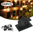 Durable Indoor & Outdoor String Lights Mounting Clips, Heavy Duty Wall