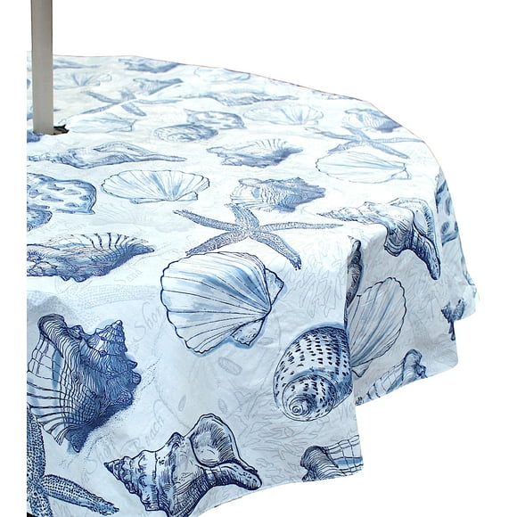 Fitted Outdoor Tablecloth Umbrella Hole