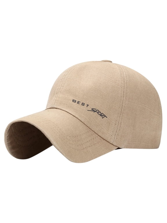 Hats for Men Adjustable Baseball Cap Casual Outdoor Sun Protection Summer Hat