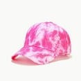 thumbnail image 1 of Outdoor Sun Baseball Cap - 3D Printed Tie Dye Snapback Hat for Unisex Summer Adventures, 1 of 5