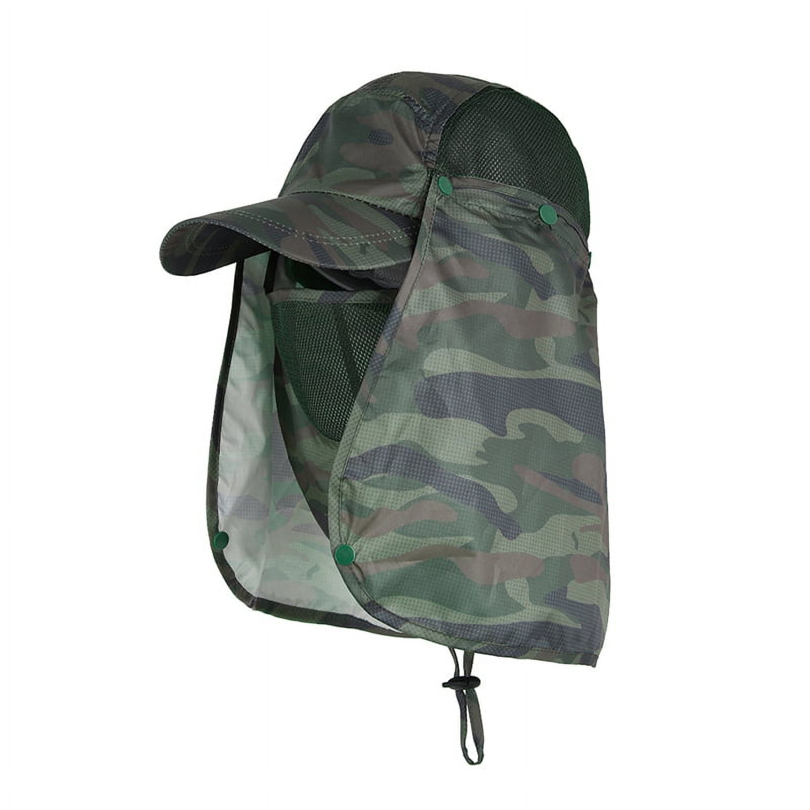 Outdoor Sun Cap Fishing Hat with Removable Neck Flap,for Men Women  Sportswear - Walmart.com