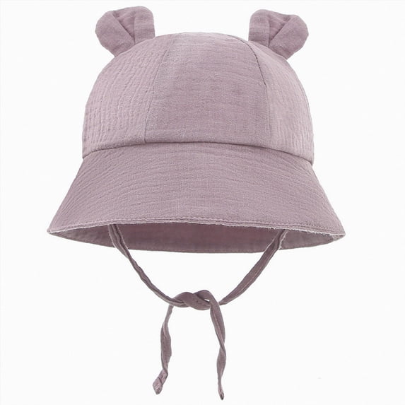 Outdoor Sun Hat Children Bucket Hat Comfortable Sun Shading Breathable Stylish Cartoon Print Everyday Baseball,3-12 Months