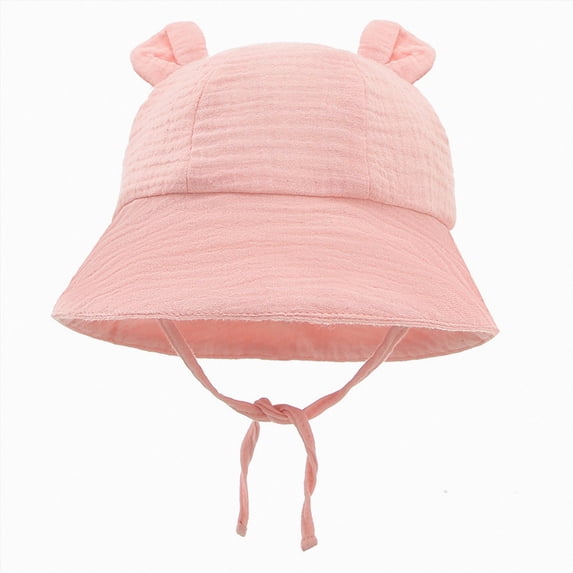 Outdoor Sun Hat Children Bucket Hat Comfortable Sun Shading Breathable Stylish Cartoon Print Everyday Baseball,3-12 Months